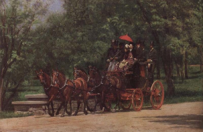 Thomas Eakins Wagon China oil painting art